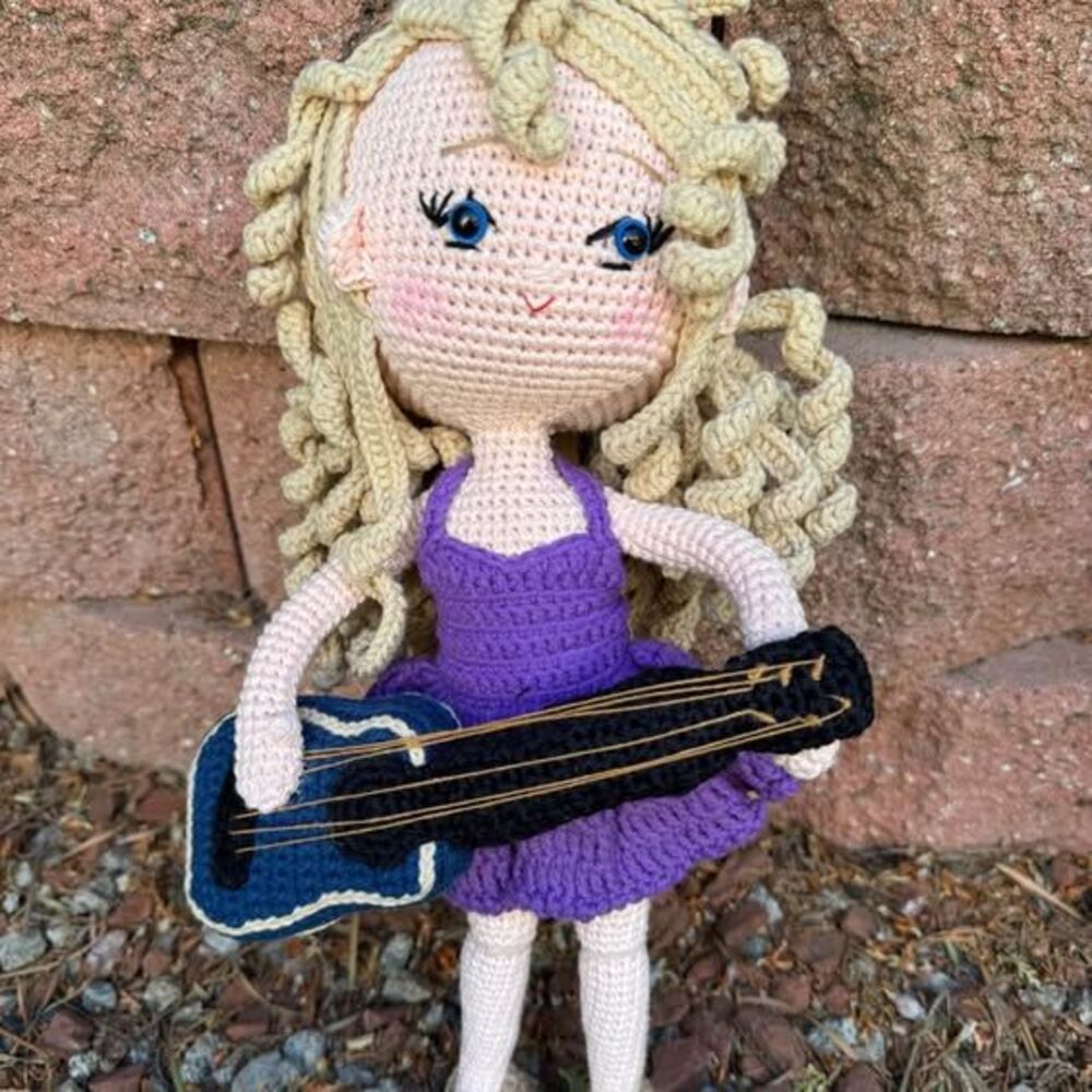Crocheted Taylor Swift Doll